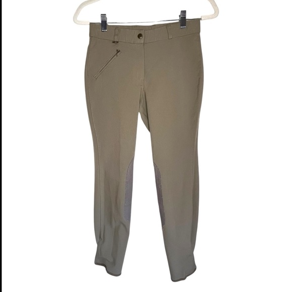 Ovation Knee Patch Riding Breeches Tan Size 26R - Picture 2 of 13